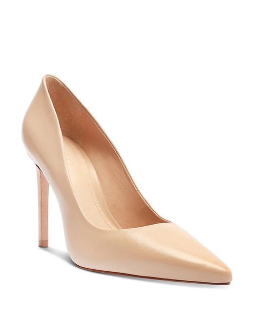 SCHUTZ SHOES Natural Lou Pointed Toe High Heel Pumps