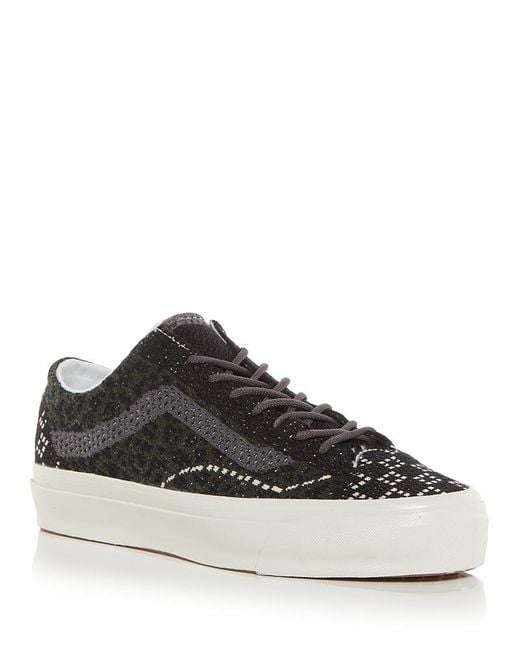 Vans Men's Black Lx Old Skool Woven Sneakers