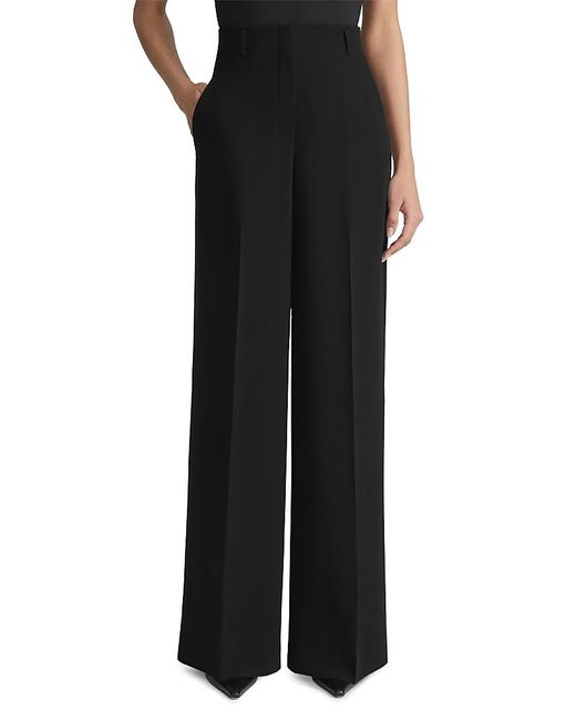 Lafayette 148 New York Black Thames Wide Leg Pants