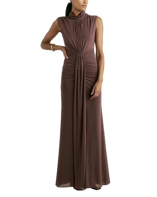【海外限定】REISSドレス☆Black Daniella Petite Sheer Ruched H57228s.jpg