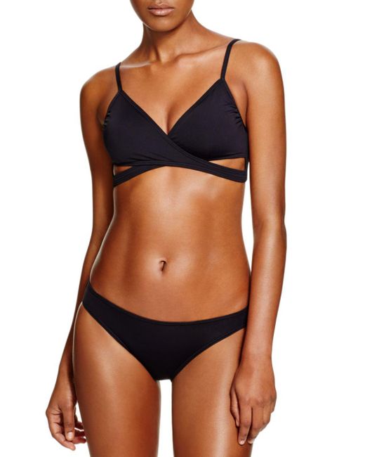 vince camuto wrap bikini top