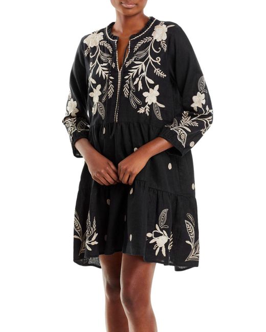 Johnny Was Frankie Field Dress in Black Lyst