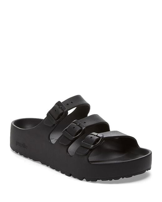 Birkenstock Black Florida Eva Platform Flex Sandals