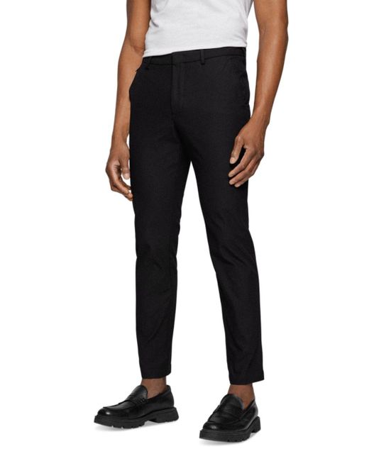 BOSS by HUGO BOSS Cotton Kaito1_t Stretch Slim Fit Pants in Black for ...