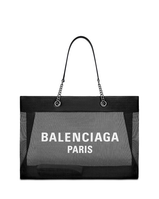 Balenciaga Duty Free Large Tote in Black | Lyst