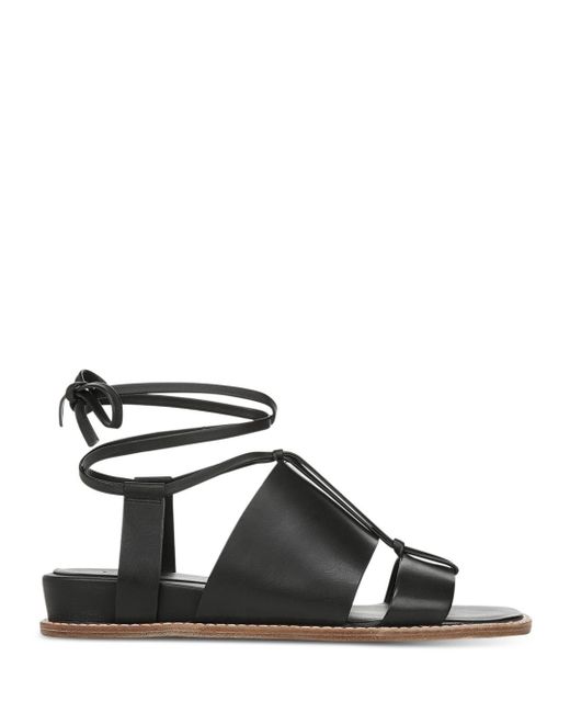 womens black low wedge sandals