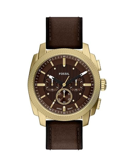 Fossil Brown Machine Chronograph, 44Mm for men