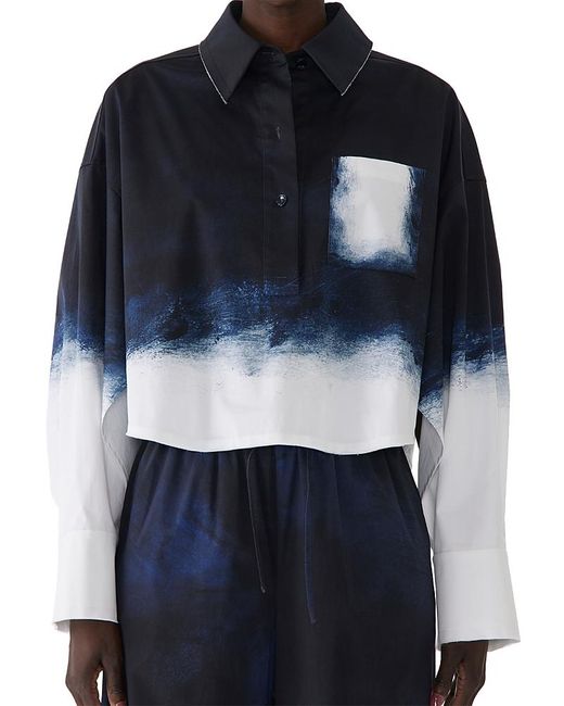 Jason Wu Blue Popover Top