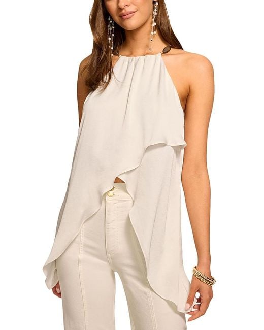 Ramy Brook Natural Ayla Crossover Top