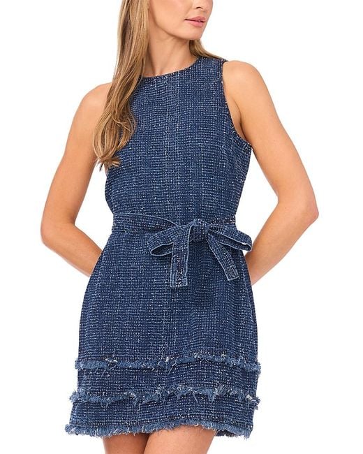 cece blue dress Faviana Sea Blue Long Beaded Prom Gown main image 1