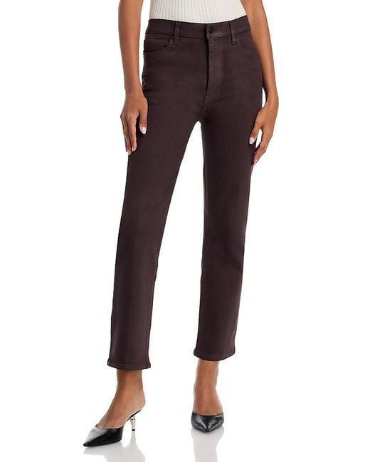 FRAME Multicolor Le Sleek High Rise Straight Jeans