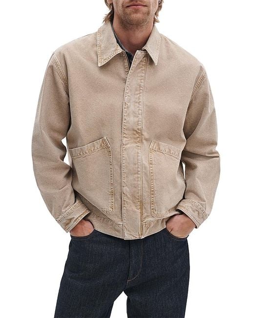 Rag & Bone Natural Canvas Hudson Jacket for men