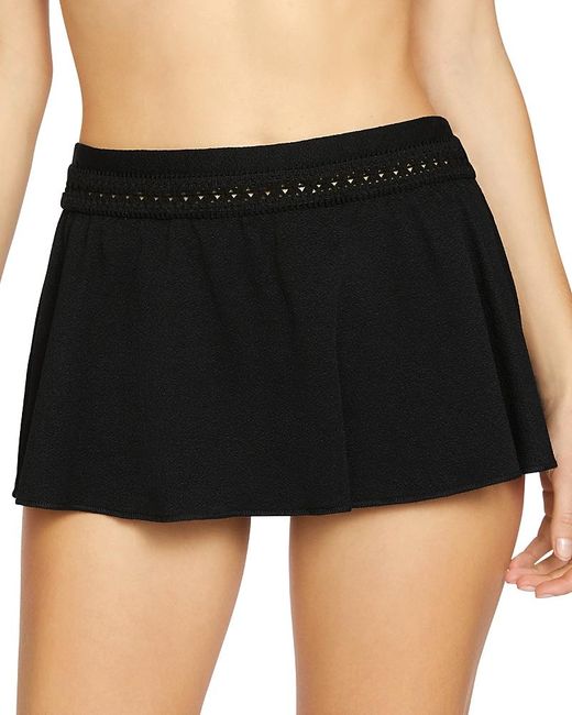 Robin Piccone Black Isabelle Swim Skirt