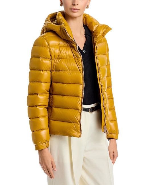 Herno Yellow Quilted Down Puffer Jacket