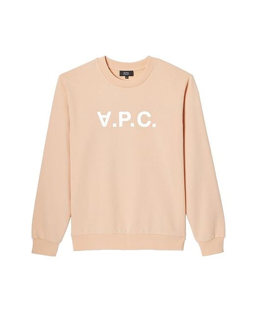 A.P.C. Natural A. P.C. Sweat Standard Grand Logo Sweater for men