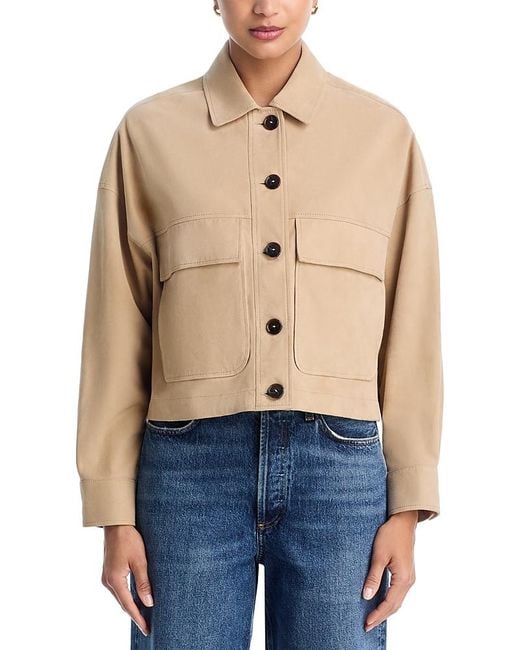 Arma Blue Miri Suede Jacket