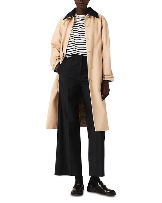 Maje Black Gecola Trench Coat