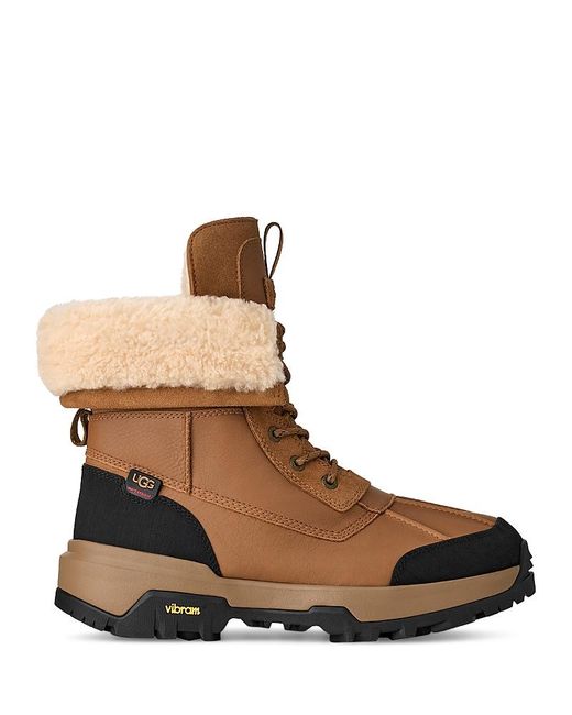 UGG Adirondack Xxv Faux Fur Lined Waterproof Lace Up Boots  display picture 1