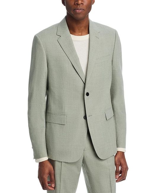 Theory Gray Chambers Melange Solid Slim Fit Suit Jacket for men
