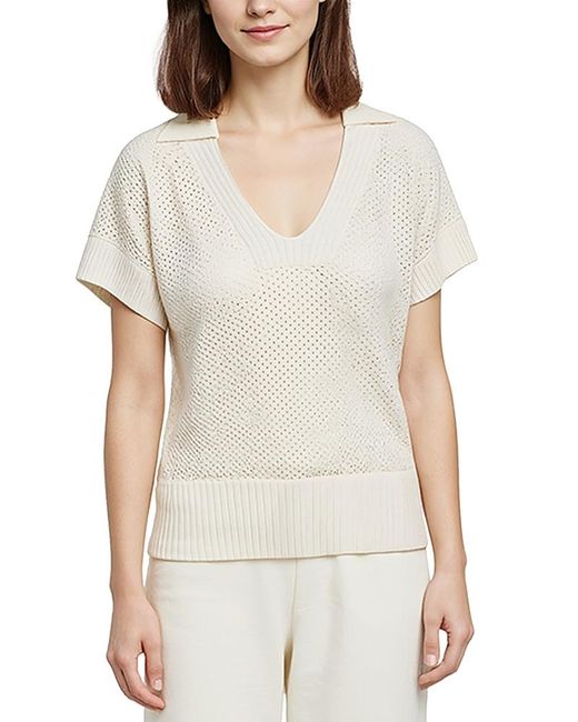 Three Dots White Lili Top