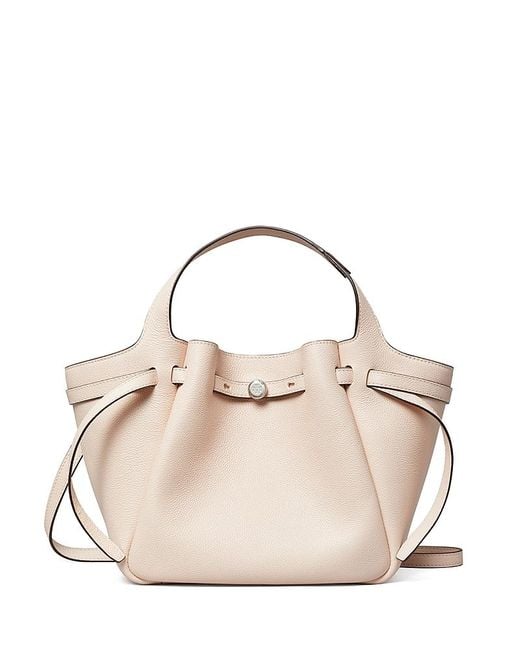 Tory Burch Natural Small Romy Satchel