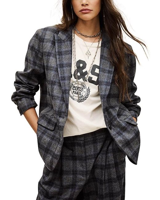 Ba&sh Gray Teecee Jacket