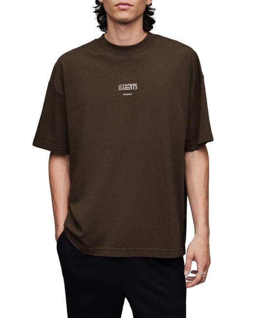 Isac Oversized Fit Short Sleeve Crew Tee Bloomingdales Men Clothing T-shirts Short Sleeved T-Shirts 