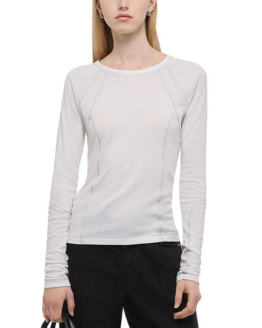 Helmut Lang White Raglan Top