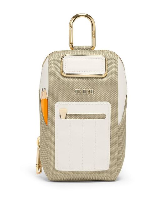 Tumi White Golf Pouch With Tees for men