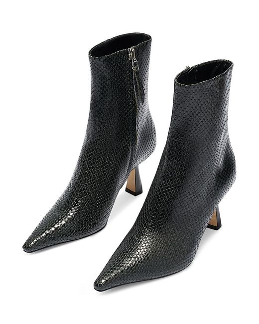 Aeyde Black Vivi Mini Boots