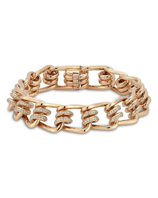 Walters Faith Metallic 18K Huxley Diamond Coil Link Bracelet