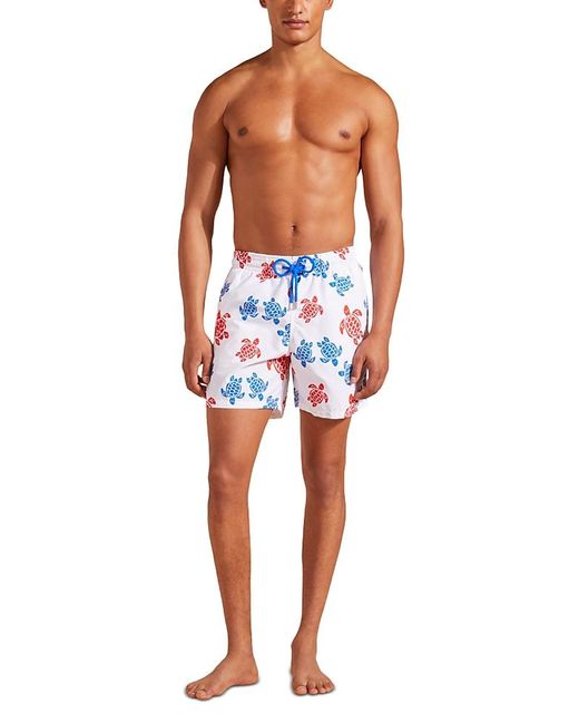 Vilebrequin Blue Moorea 5 Swim Trunks for men