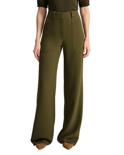 Veronica Beard Green Cole Pants