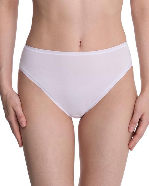 Natori Purple Bliss Bare High Cut Brief