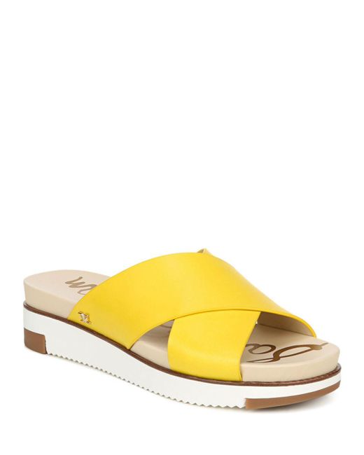 sam edelman yellow sandals
