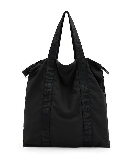 AllSaints Black Afan Tote Bag for men