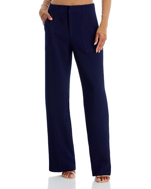 Aqua Blue Wide Leg Pants