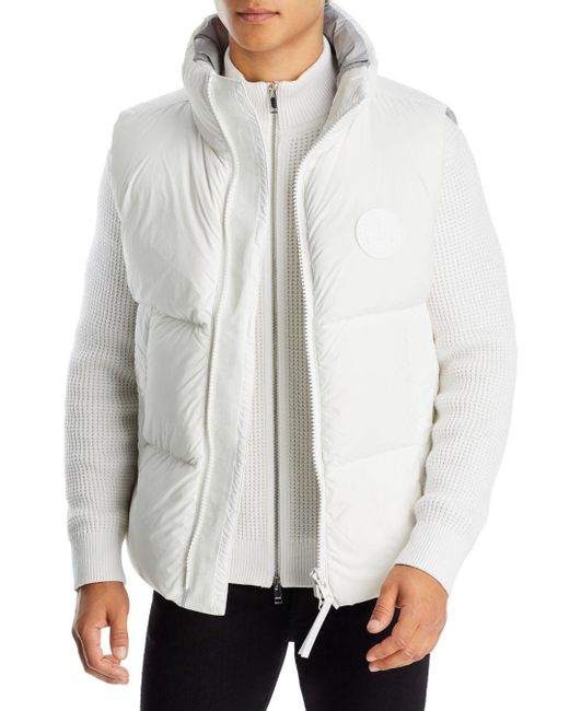 Canada Goose Black Label Everett Regular Fit Puffer Vest in White for ...