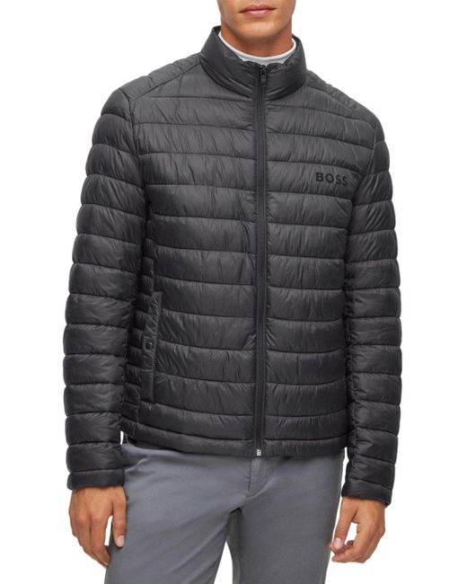 BOSS by HUGO BOSS Synthetic Calanos Lightweight Puffer Jacket in Black