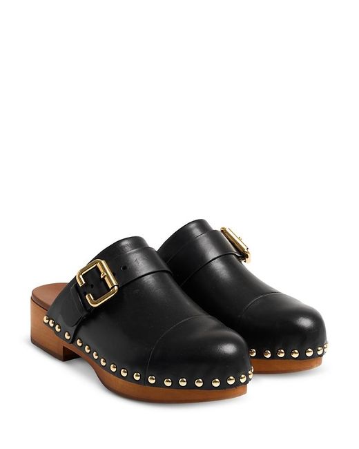 Chloé Black Jeannette Clogs