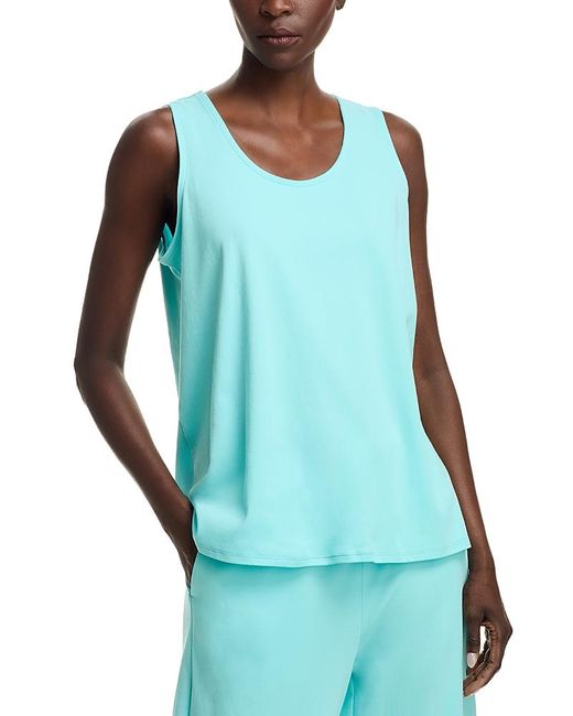 Eileen Fisher Women's Blue U Neck Tank