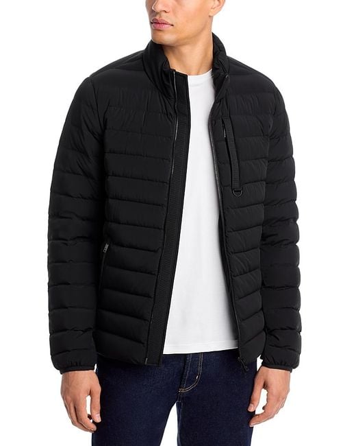 Moose Knuckles Black Laki Quilted Jacket for men