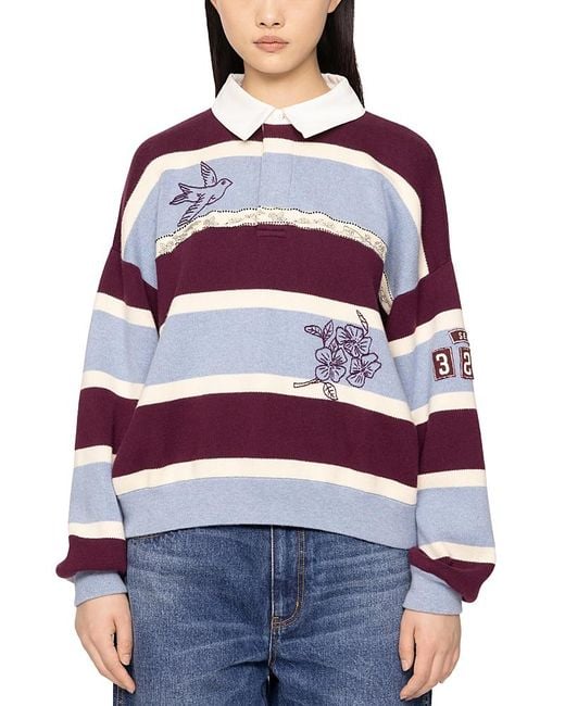 Sea Blue Hester Rugby Sweater