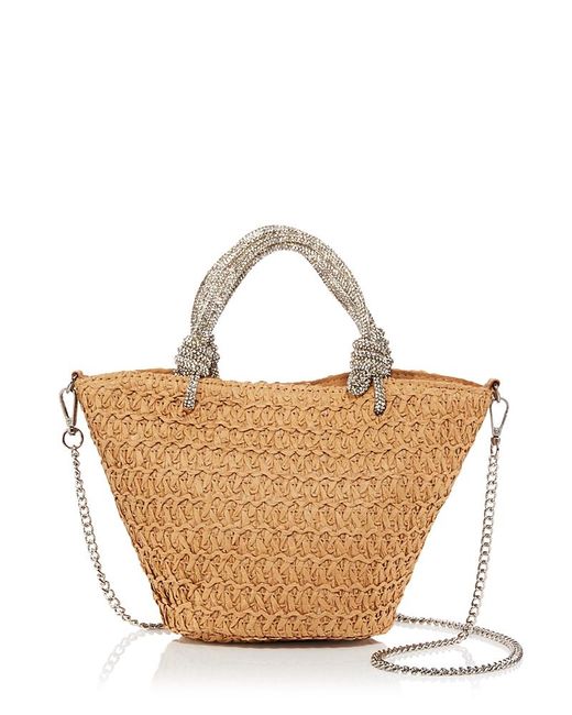 Aqua Natural Crystal Tote