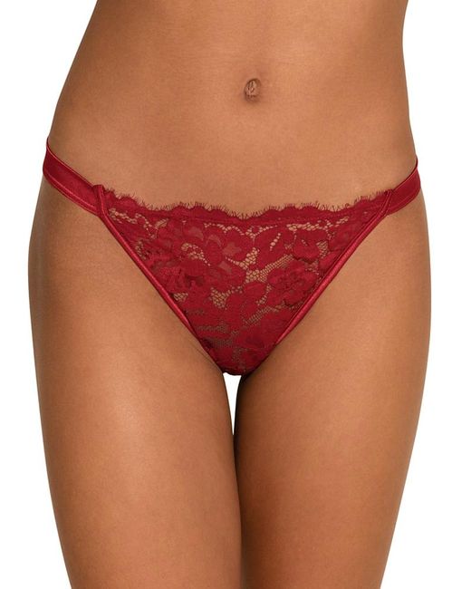 Cosabella Red Magnolia String Bikini