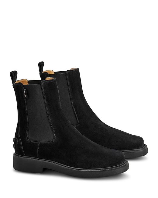 Tod's Black Chelsea Boots