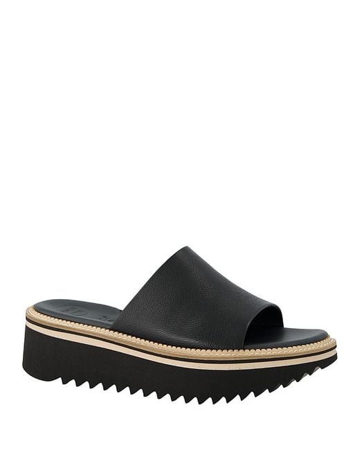 Paul Green Black May Slide Sandals