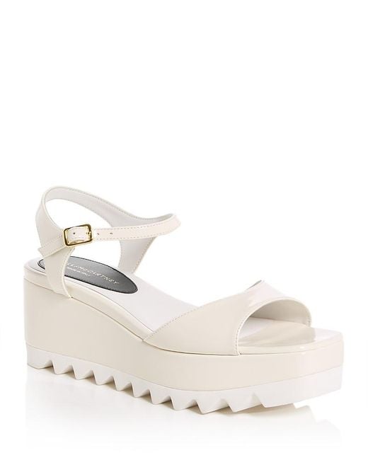 Stella McCartney Natural Elyse Platform Sandals