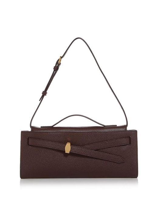 Veronica Beard Brown Dash Clutch Bag
