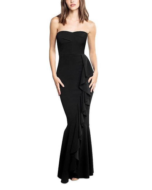 Dress the Population Black Paris Mermaid Gown